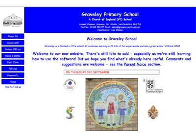 Graveley School Website